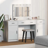 Dressing Table 3 pcs White 40 x 41 x 75 cm Engineered wood
