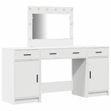 Dressing Table 3 pcs White 40 x 41 x 75 cm Engineered wood - Front View