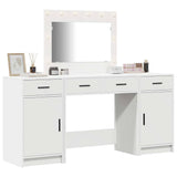 Dressing Table 3 pcs White 40 x 41 x 75 cm Engineered wood - Side View
