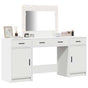 Dressing Table 3 pcs White 78,5 x 41 x 135 cm Engineered Wood