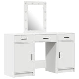 Dressing Table with Door White 50 x 41 x 135 cm Engineered wood - Front View