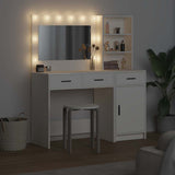 Dressing Table 2 pcs White 78.5 x 41 x 135 cm Engineered wood - Top-Down View
