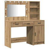 Dressing Table 2 pcs Brown 78,5 x 41 x 135 cm Engineered Wood