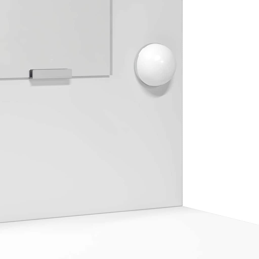 Dressing Table Set 2 pcs White 50 x 41 x 135 cm Engineered wood