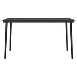 5 Piece Garden Dining Set with Cushions Black Poly Rattan Glass - Low Angle