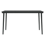 5 Piece Garden Dining Set with Cushions Black Poly Rattan Glass