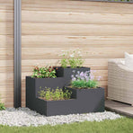 Garden Planter Anthracite 80 x 80 x 60 cm Steel