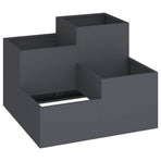 Garden Planter Anthracite 80 x 80 x 60 cm Steel