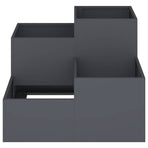 Garden Planter Anthracite 80 x 80 x 60 cm Steel
