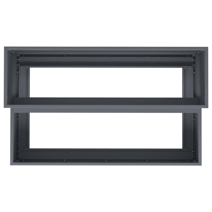 Garden Planter Anthracite 100 x 60 x 45 cm Cold-rolled Steel