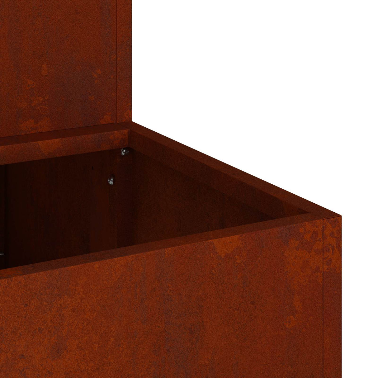 Garden Planter Rusty 100 x 60 x 45 cm Weathering Steel