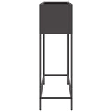 Raised Garden Planter Black 100 x 26 x 82 cm Steel
