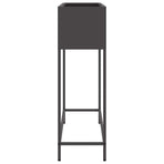 Raised Garden Planter Black 100 x 26 x 82 cm Steel