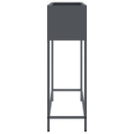 Raised Garden Planter Anthracite 100 x 26 x 82 cm Steel