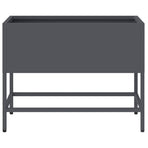 Raised Garden Planter Anthracite 60 x 26 x 45 cm Steel