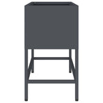 Raised Garden Planter Anthracite 60 x 26 x 45 cm Steel