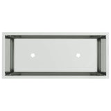Raised Garden Planter Silver 60 x 26 x 45 cm Galvanised Steel