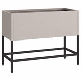 Raised Garden Planter Rusty 60 x 26 x 45 cm Weathering Steel