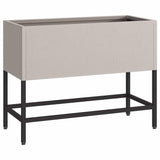 Raised Garden Planter Rusty 60 x 26 x 45 cm Weathering Steel - 45-Degree Angle