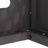 Air Conditioner Cover Black 90 x 40 x 60 cm Steel - Extra Image