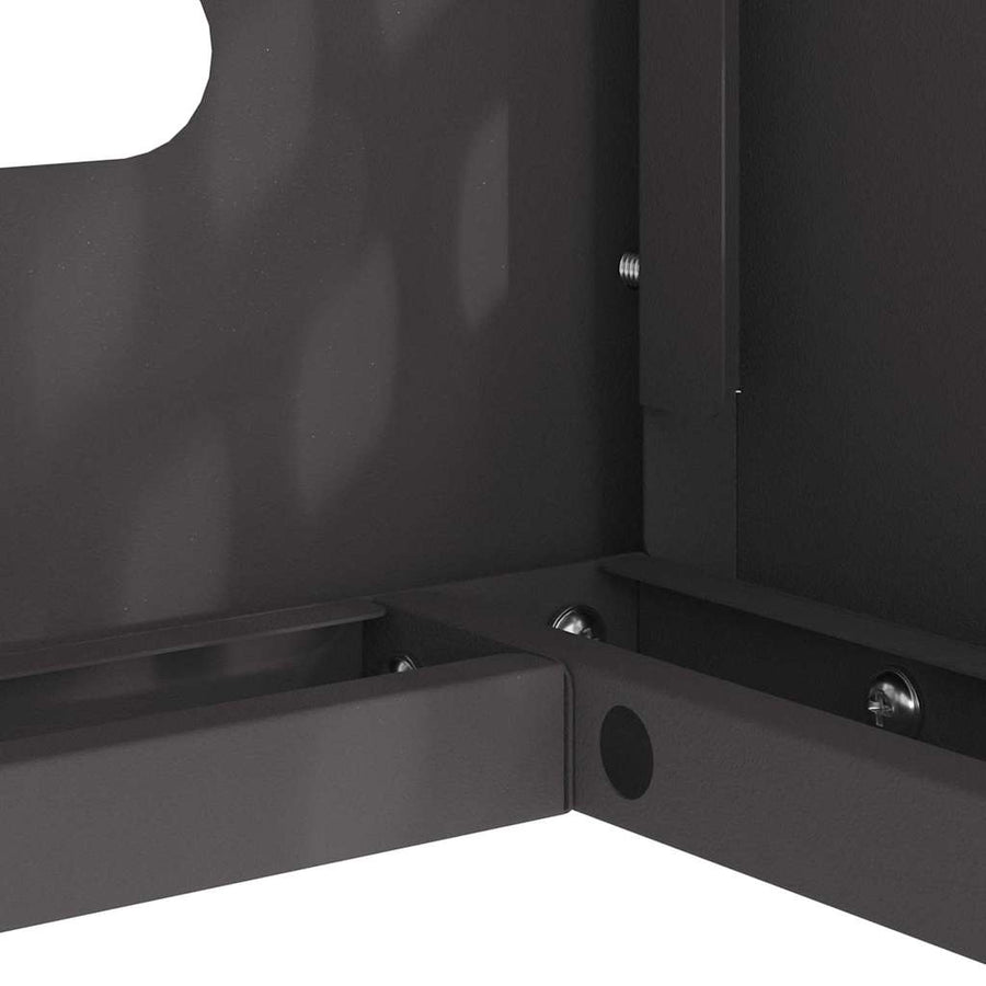 Air Conditioner Cover Black 90 x 40 x 60 cm Steel