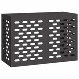 Air Conditioner Cover Black 90 x 40 x 60 cm Steel
