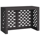 Air Conditioner Cover Black 90 x 40 x 60 cm Steel