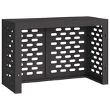 Air Conditioner Cover Black 90 x 40 x 60 cm Steel - 45-Degree Angle