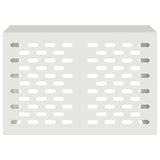 Air Conditioner Cover White 90 x 40 x 60 cm Steel