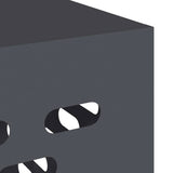 Air Conditioner Cover Anthracite 90 x 40 x 60 cm Steel - Low Angle