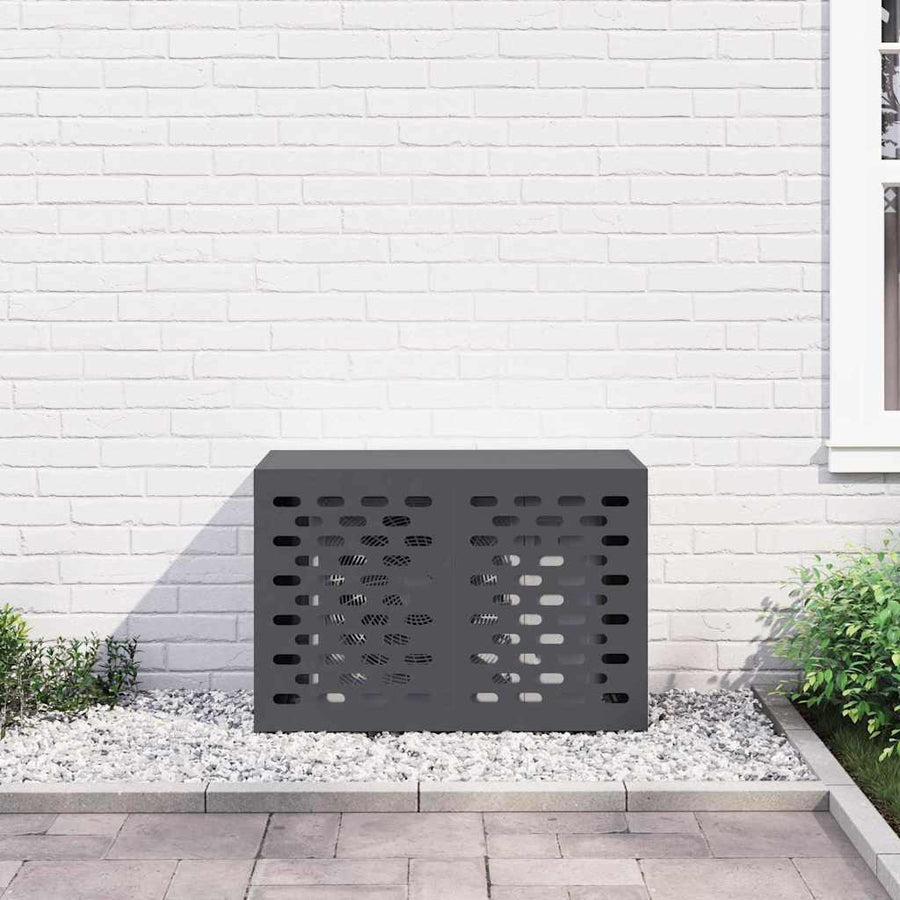 Air Conditioner Cover Anthracite 90 x 40 x 60 cm Steel