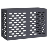 Air Conditioner Cover Anthracite 90 x 40 x 60 cm Steel - Front View