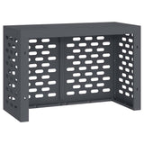 Air Conditioner Cover Anthracite 90 x 40 x 60 cm Steel - Close-Up Angle