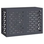 Air Conditioner Cover Anthracite 90 x 40 x 60 cm Steel