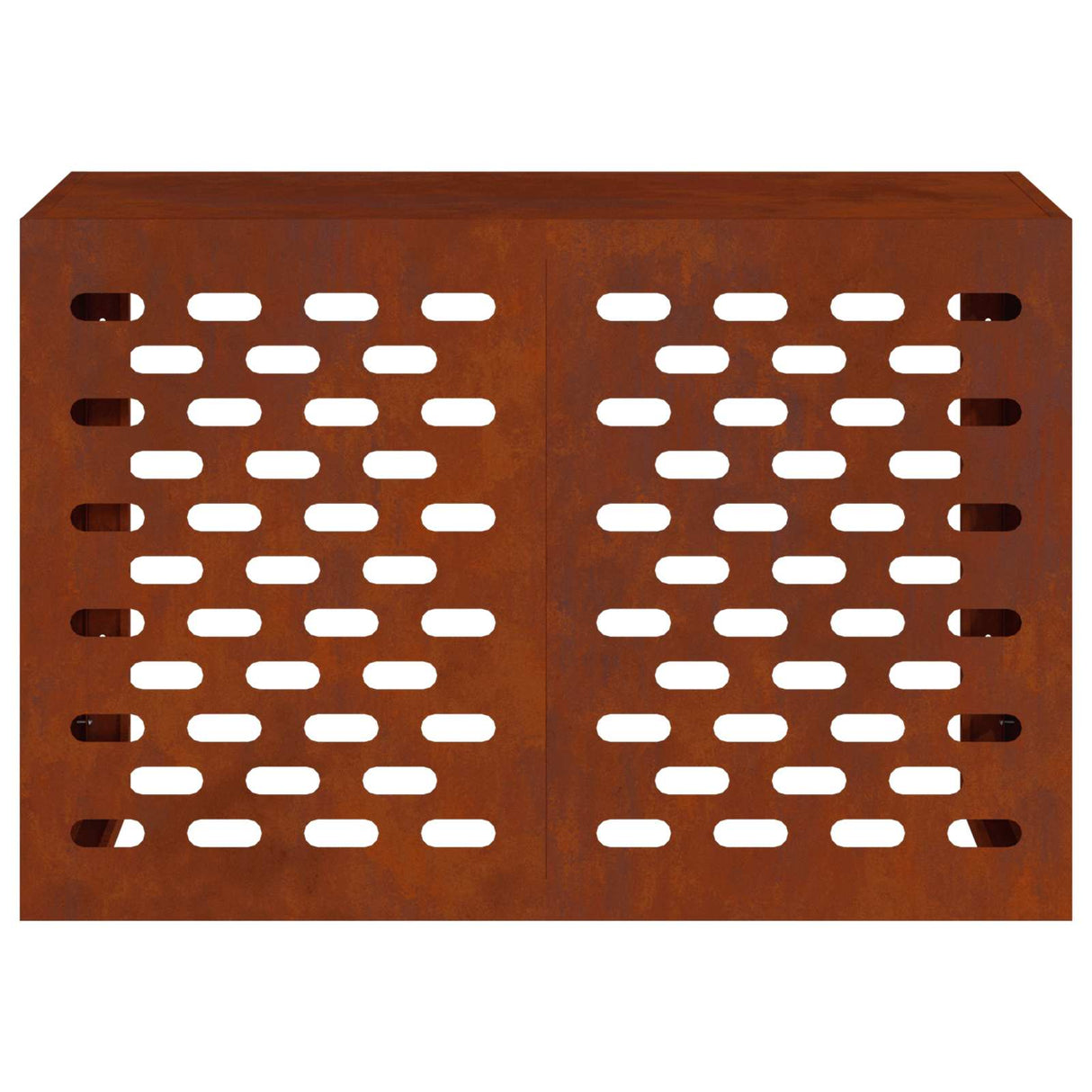 Air Conditioner Cover Rusty 90 x 40 x 60 cm Weathering Steel