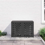 Air Conditioner Cover Black 100 x 50 x 70 cm Galvanised Steel