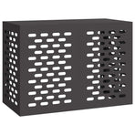 Air Conditioner Cover Black 100 x 50 x 70 cm Galvanised Steel