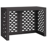 Air Conditioner Cover Black 100 x 50 x 70 cm Steel