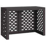 Air Conditioner Cover Black 100 x 50 x 70 cm Galvanised Steel