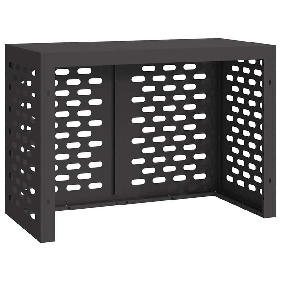 Air Conditioner Cover Black 100 x 50 x 70 cm Galvanised Steel