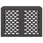 Air Conditioner Cover Black 100 x 50 x 70 cm Galvanised Steel