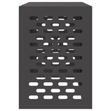 Air Conditioner Cover Black 100 x 50 x 70 cm Steel