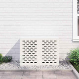 Air Conditioner Cover White 100 x 50 x 70 cm Steel - Top-Down View