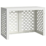 Air Conditioner Cover White 100 x 50 x 70 cm Steel - 45-Degree Angle