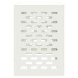 Air Conditioner Cover White 100 x 50 x 70 cm Steel - Close-Up Angle