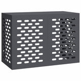 Air Conditioner Cover Anthracite 100 x 50 x 70 cm Steel - Front View