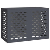 Air Conditioner Cover Anthracite 100 x 50 x 70 cm Steel - Side View