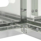 Air Conditioner Cover Silver 100 x 50 x 70 cm Galvanised Steel - Extra Image