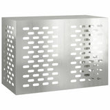 Air Conditioner Cover Silver 100 x 50 x 70 cm Galvanised Steel - Front View
