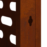 Air Conditioner Cover Rusty 100 x 50 x 70 cm Galvanised Steel - Extra Image